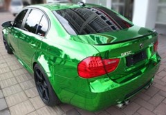 24″ x 60″ Green Chrome Mirror Vinyl Film Wrap Sticker Stretchable 2ft x 5ft