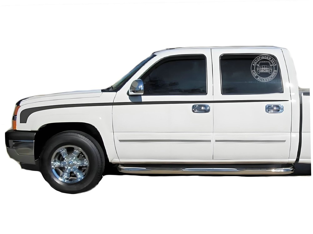 Pickup Truck Waist Line Stripe Sticker For Chevrolet Silverado Graphics Decals