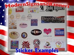 100 2×2 Custom Printed Full Color Outdoor Vinyl Car Bumper Sticker Decal Die Cut