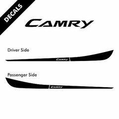 Toyota Camry Pre-Cut Side Stripes Rocker Panel Decals Vinyl 2015 to 2017 |40