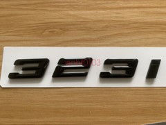 Gloss Black 3D ABS Letters Trunk 323i Emblem Rear Badge for BMW 2017-2022 323i