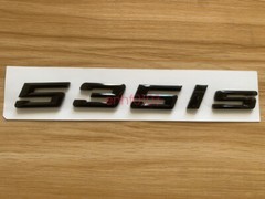 Gloss Black 3D ABS Letters Trunk 535is Emblem Rear Badge for BMW 2017-2022 535is