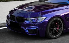 ESSMO PET Super Gloss Metallic Royal Indigo Blue Car Vinyl Wrap Decal Like Paint