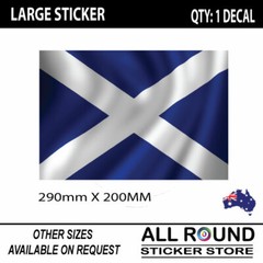 Scottish Flag sticker decal for , motorhome, 4×4 , trailer, Caravan, truck car