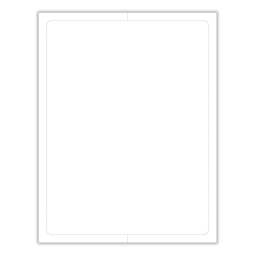 Waterproof Self Adhesive Exterior Use Blank Laser Forms/100 per pack