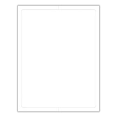 Waterproof Self Adhesive Exterior Use Blank Laser Forms/100 per pack