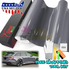 5FTx8FT PPF Nardo Gray Gloss Color Vinyl Paint Protection Film Scratch Car Wrap