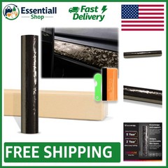 12″x60″ Titanium Black Carbon Fiber Vinyl Wrap – Protect & Transform Your Veh…