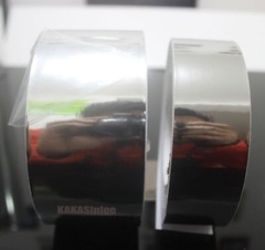 Bubble Free Glossy Silver Mirror Chrome Vinyl Tape Wrap Sticker 2″ Wide – CF