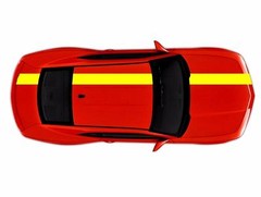 Chevy CAMARO 8″ Single Offset EZ Rally Racing Stripes Vinyl Decal Graphics