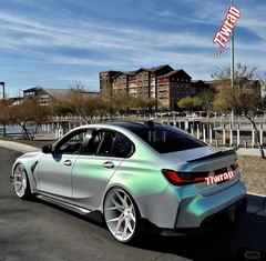 PET Silver Chameleon Tech Satin Chrome Pearl Metallic Car Vinyl Wrap Sticker US