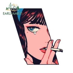 EARLFAMILY 5.1″ Beautiful Girl Eye Strip Car Stickers Graphics Creative Decals