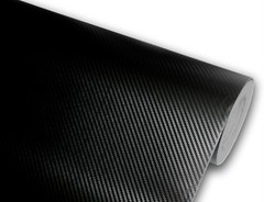 3D Matte Carbon Fiber BLACK Texture Vinyl Car Wrap Decal Sticker Film Roll Sheet