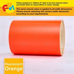 BRIGHT ORANGE 1/2″ 12mm Double Lines STRIPE Streamline TAPE Decal Vinyl Sticker