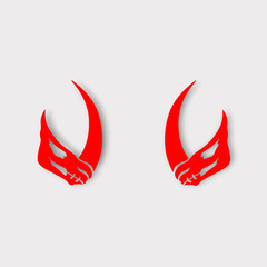 Mandalorian Mudhorn Decal Set – Left & Right Facing Stickers, 5 Year Durability
