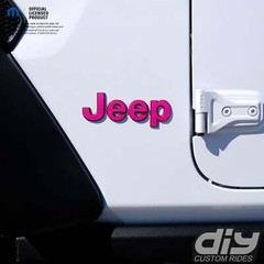 Jeep Emblem Overlay Decals Glitter