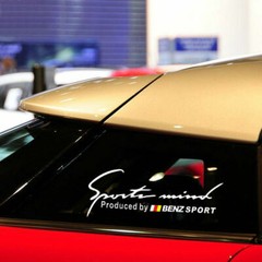 Graphics Vinyl Sports Mind Car Sticker Window Decal Fit Mercedes-Benz 2 PCS