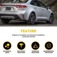 For Toyota Corolla E210 2020 2021 4dr Sedan Mud Flaps Splash Guard Front Re M