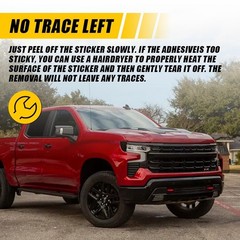 For 2022-2025 Chevy Silverado 1500 Headlight Side Marker SMOKE Precut Tint 2-10X