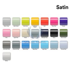 Premium Satin Matte Flat Vinyl Wrap Sticker Sheet Decal Bubble Free Air Release
