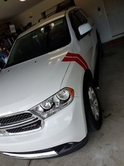4″ Front Fender Hood Hash mark Stripe Stripes FIT All Year & model Dodge Durango