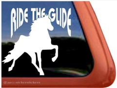 Ride the Glide | High Quality Vinyl Tennessee Walking Horse Window Decal Sticker