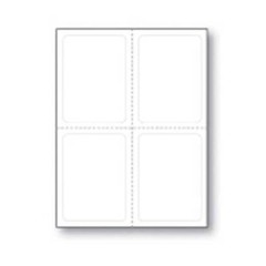 Plain White Addendum Window Stickers – Four 4.25″ x 5.5″ Per Sheet (250 sheets)