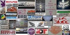 Tailgate sticker / decal 750mm x 110mm Black etc, suits Nissan NAVARA