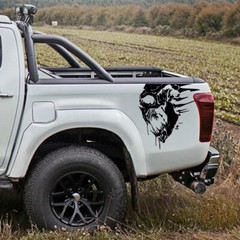 Skull Sticker Vinyl Graphic Decals For Car Trunk Pickup Side Truck Tailgate 2Pcs