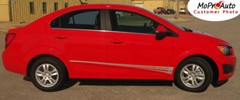 Flare Lower Rocker Panel Hood Graphics Decals Stripes fits 2012-2016 Chevy Sonic