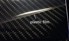 5D High Gloss Black Carbon Fiber Vinyl 12″ x 60″ / 1 FT x 5 FT Bubble Free Ai…
