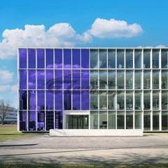 Purple Chrome Window Tint One Way Mirror Film UV Heat Reflective Home Office DIY