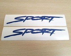2pcs SPORT Decal Vinyl Sticker | Sports Racing Car Truck Emblem Badge
