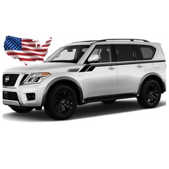 Retro Vintage Side Racing Stripes – Fits 2017-2024 Nissan Armada Patrol