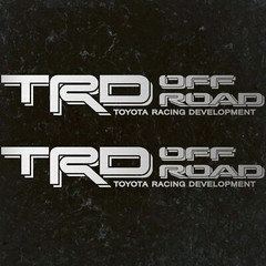 1995 – 2004 Toyota SILVER TRD Off Road Tacoma Tundra decal sticker vinyl Set