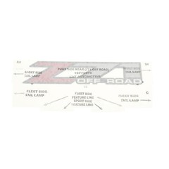 OEM Right or Left Z71 Offroad Bedside Decal 99-07 Silverado Sierra 15779676
