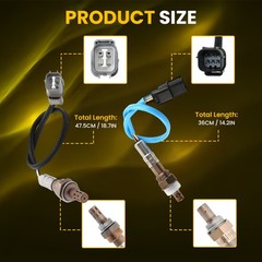 Upstream+Downstream Oxygen O2 Sensor For Honda Odyssey 3.5L V6 2007-2010 4-40X