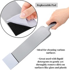 3 Pieces Window Tint Tools,Auto Bulldozer Squeegee Scrubber Paddle Squeegee Kit