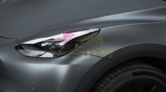 ESSMO PET Matte Metallic Ghost Gray Blue Car Vehicle Vinyl Wrap Decal Sticker