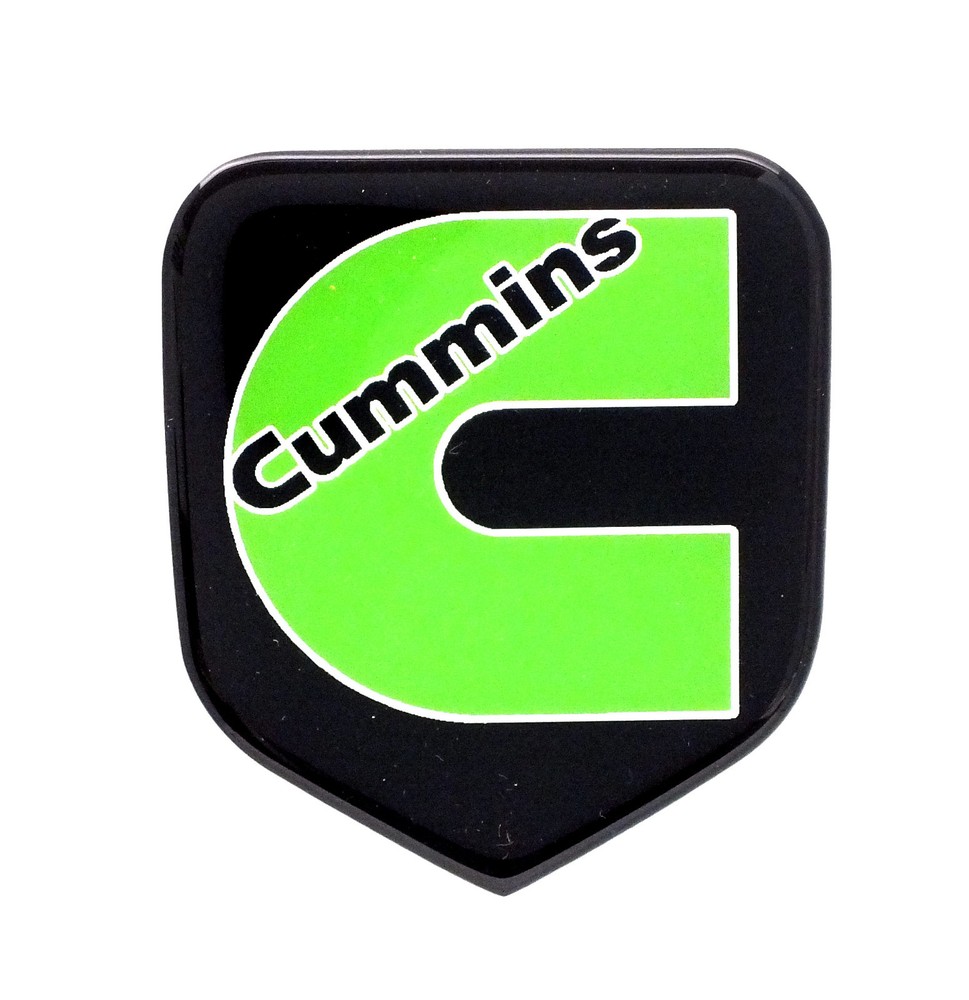 GRILLE EMBLEM fits RAM DIESEL 1994-2002 Black/Lime Green