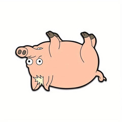 Spider Pig Car Sticker – Homer, Simpsons Movie Weatherproof Bumper & Window Dec