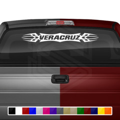 #120 VERACRUZ Mexico VER Decal Sticker Windshield Window Vinyl Estado Troca