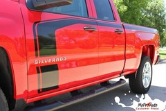 2014-2018 Chevy Silverado Flow Stripe Decals Stripes Kit