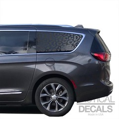 Cheetah Leopard skin allover print decal for 2017-2025 Chrysler Pacifica CP1-DG1