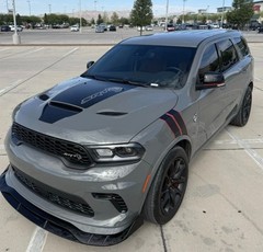 Flat Black with Red Pin Fender hash stripes decals fit 2010-2026 Dodge Durango