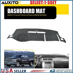 Dashboard Cover Dash Mat Gray Fit 07-13 Chevrolet Silverado Suburban Tahoe 1-5X