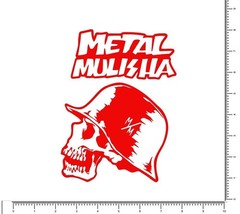 Metal Mulisha Skull Helmet 3 sizes Die Cut Team Sticker Motocross Decal colors