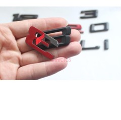 Matt Black Number Trunk Letters Badge Emblem Sticker for BMW 3 Series 335i