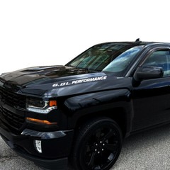 6.0L PERFORMANCE Hood Car sticker decal emblem For Chevy Silverado 1500 2500