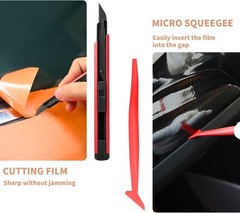 Versatile Vehicle Vinyl Wrap Kit with Squeegee and Cutting Tools for Perfection